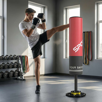 Volně stojící boxovací pytel pro dospělé, tlumicí jádro