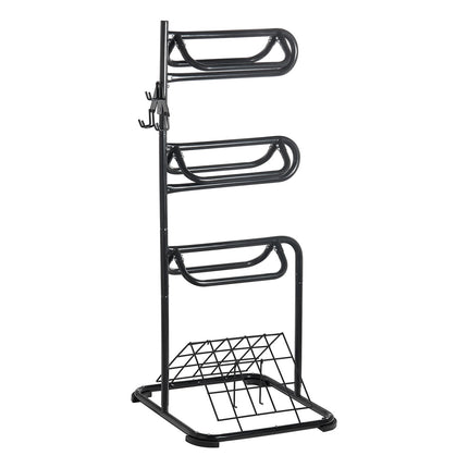Freestanding Saddle Rack, 3-Tier Rotating, 30 x 30 x 68.5 in