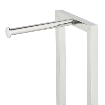 Vrijstaande toiletset van staal en glas