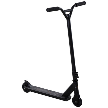 Freestylová koloběžka s 100 mm PU kolečky, černá