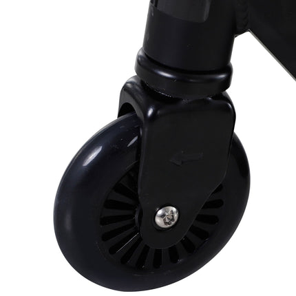 Freestylová koloběžka s 100 mm PU kolečky, černá