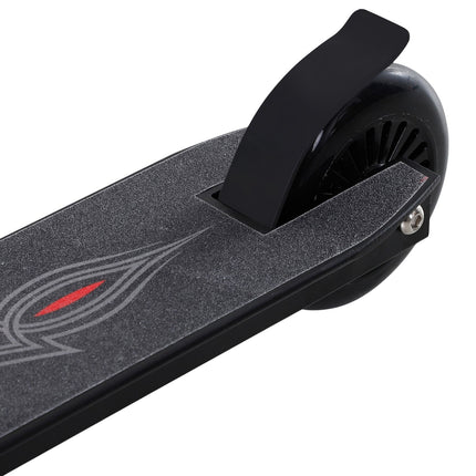 Freestylová koloběžka s 100 mm PU kolečky, černá