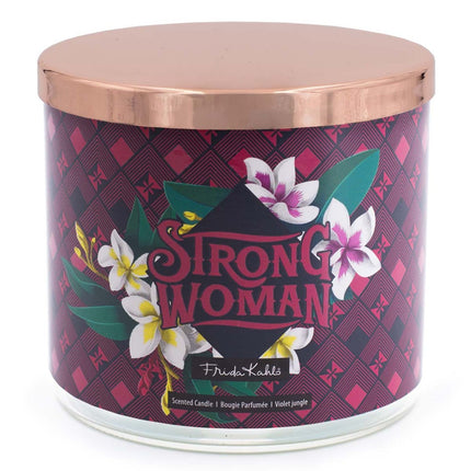 Frida Kahlo vonná svíčka – umělecký skleněný design