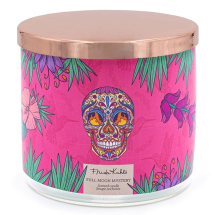Frida Kahlo vonná svíčka – umělecký skleněný design