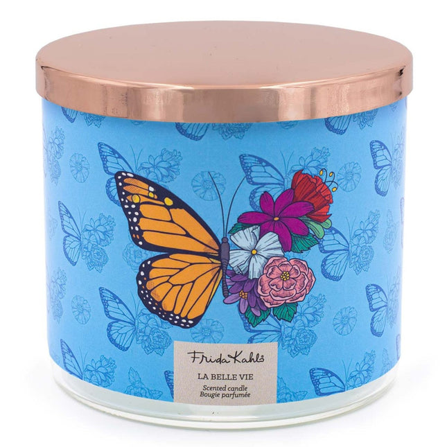 Frida Kahlo Scented Candle – Artistic Glass Design