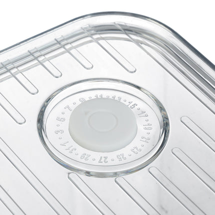 Kühlschrank-Organizer-Set mit Datumsanzeige, 3-teilig