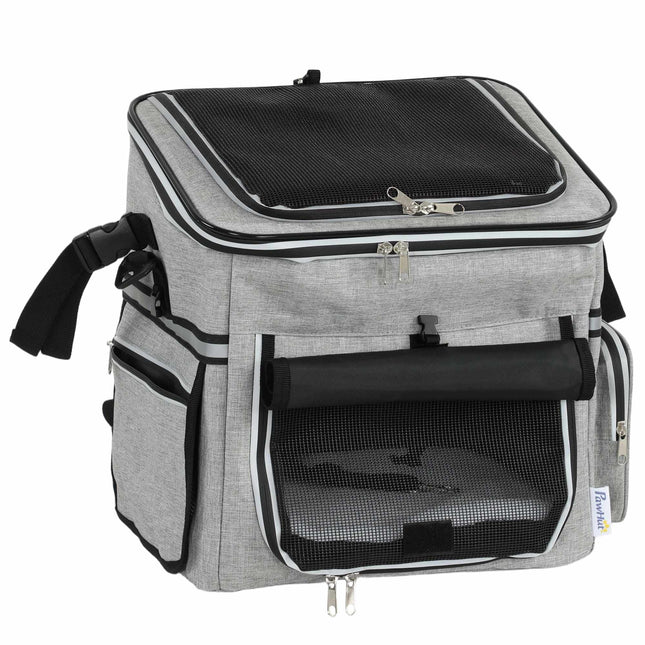 Přední cyklistický košík pro psa do 5 kg, vodítko, polštářek