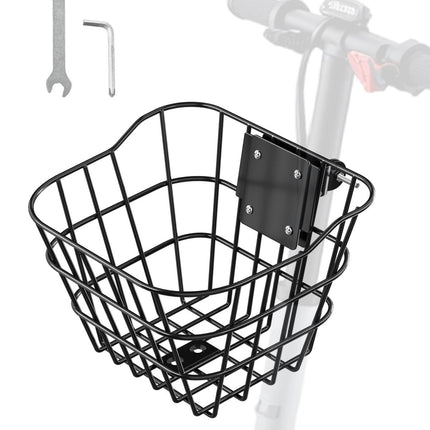 Front Bike Basket, Steel Fixed Bracket, 20 lb Capacity