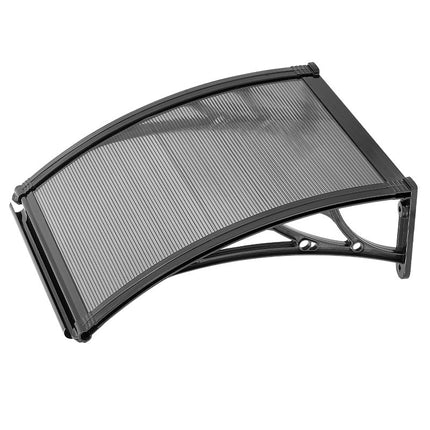 Front Door Awning 24 x 24 in, Polycarbonate, Drainage