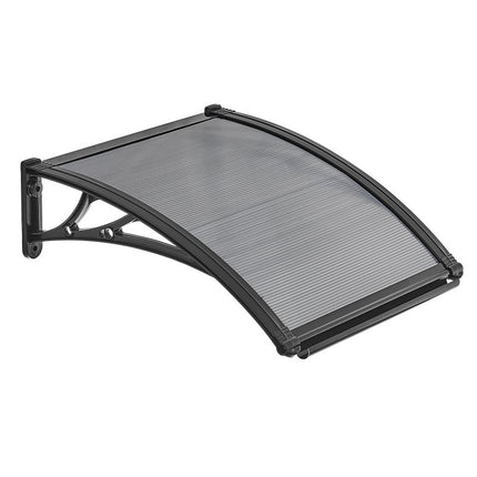 Front Door Awning 24 x 24 in, Polycarbonate, Drainage