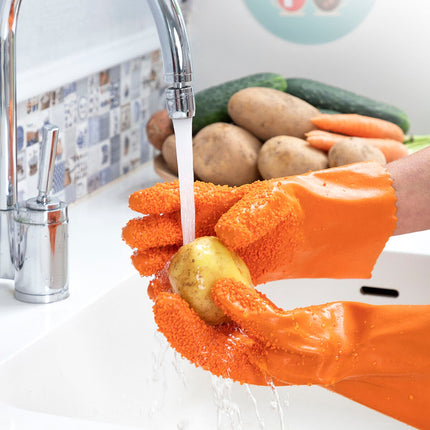 Čisticí rukavice na ovoce a zeleninu Glinis InnovaGoods