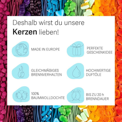 Ovocná vonná svíčka ve skleněné dóze – dárková krabička