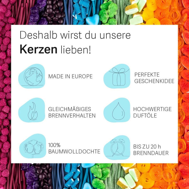 Ovocná vonná svíčka ve skleněné dóze – dárková krabička