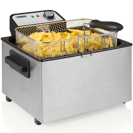 Fritéza 5l Maxi 184090 3270W nerezová ocel smaltovaná nádoba