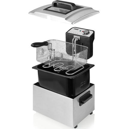 Fritéza 5l Maxi 184090 3270W nerezová ocel smaltovaná nádoba