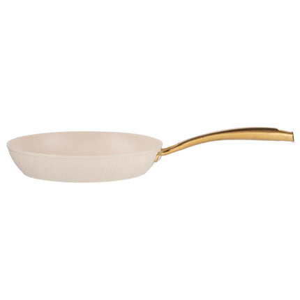 Pánev, 24 cm, béžová, keramický povrch, objem 1.5 L