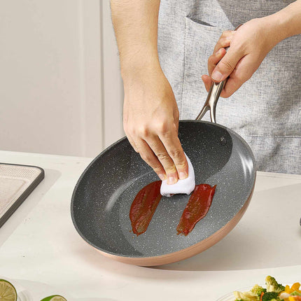 Frying Pan Set, Ceramic Nonstick Aluminum, 3-Piece