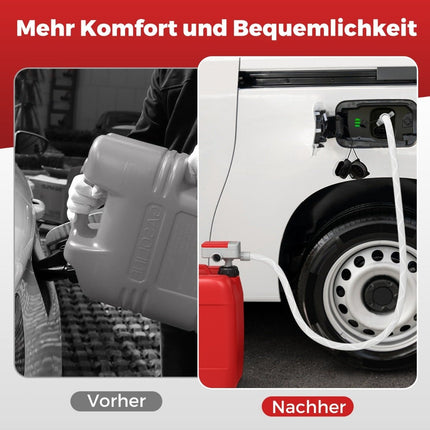 Fuel Transfer Pump with Auto-Stop Sensor & 3 Adapters