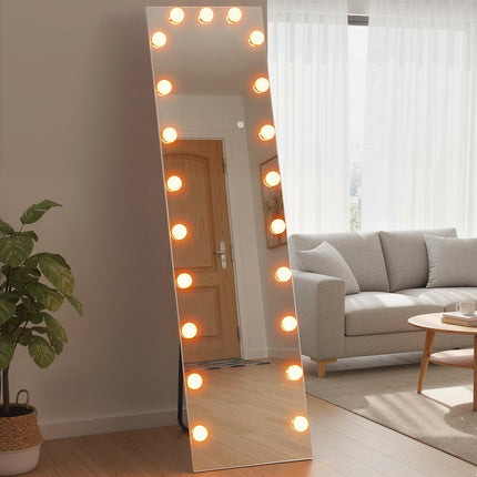 Celopostavové zrcadlo 150x40 cm, RGB LED, dotykové ovládání, paměť