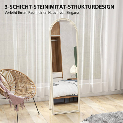 Celopostavové zrcadlo, 50x160 cm, volně stojící i na stěnu