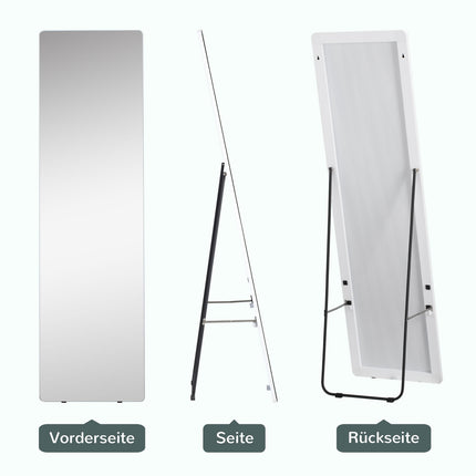 Celopostavové zrcadlo 45x160 cm stříbrná do ložnice