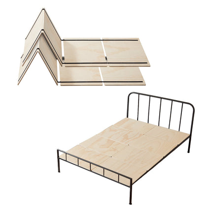 Full Size Bunkie Board, 10mm Foldable Wood Slats, 8pc