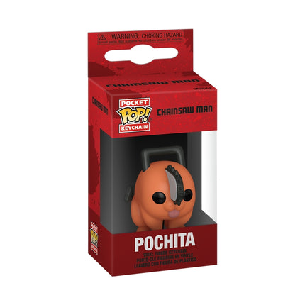 Funko Pop! přívěsek na klíče: Chainsaw Man – Pochita