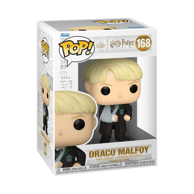Funko Pop! vinylová figurka: Movies: Harry Potter and the Prisoner of Azkaban - Draco Malfoy se zlomenou rukou