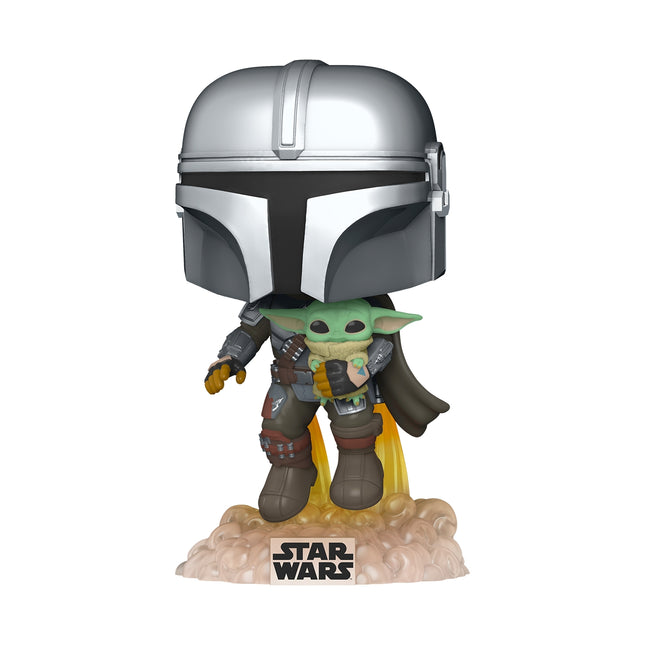 Funko Pop! vinylová figurka: Star Wars: The Mandalorian letící s tryskovým batohem