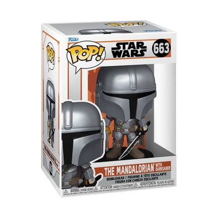 Funko Pop! Vinyl Figure: The Mandalorian - Mando W/Darksaber