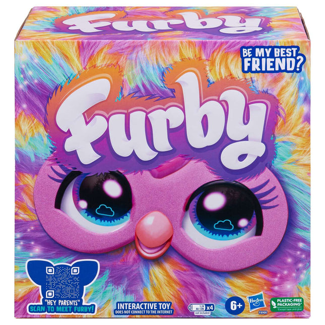 Furby interaktivní hračka - barevný tie-dye design