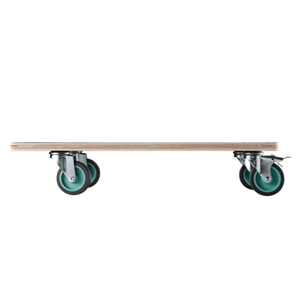 Furniture Dolly 2-Pack, 551 Lb, TPR Swivel Wheels, Brakes