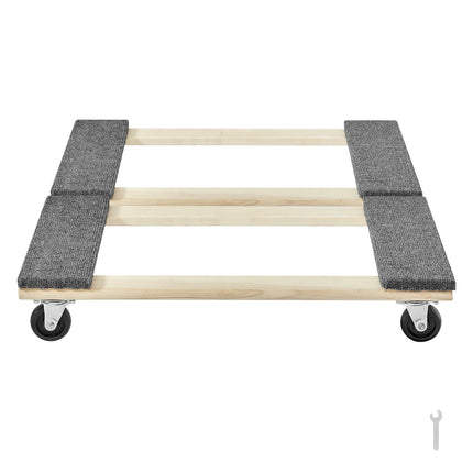 Furniture Dolly Set, 2-Pack 1000 lb, 18 x 30 in