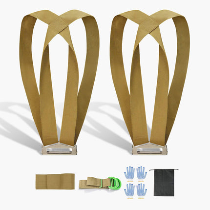 Furniture Moving Straps, 2-Person Harness, 1000 lb