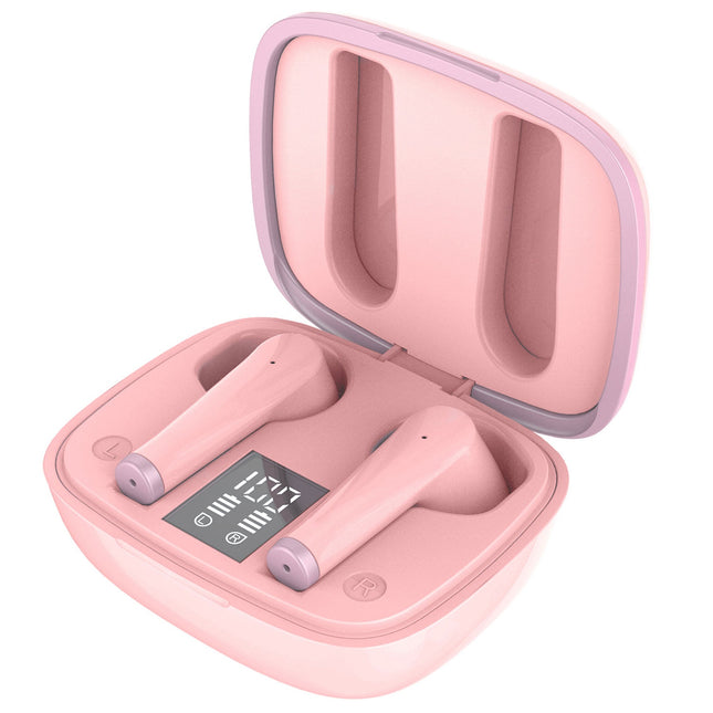 Fuz1 True Wireless sluchátka Drop růžová