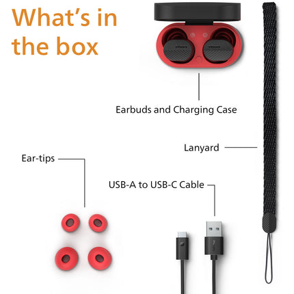 GO True Wireless sportovní sluchátka - TAA5508