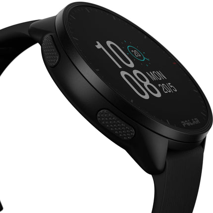 GPS běžecké hodinky, půlnoční černá, velikost S-L