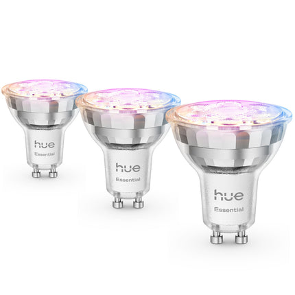 GU10 LED žárovky, 50W, bílá a barevná, 3 ks