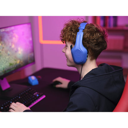 GXT 415B Zirox herní sluchátka modrá