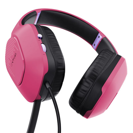 GXT 415P Zirox herní sluchátka růžová