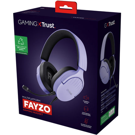 GXT 489P Fayzo herní sluchátka Eco fialová