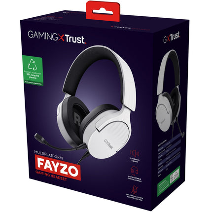 GXT 489W Fayzo herní sluchátka Eco bílá