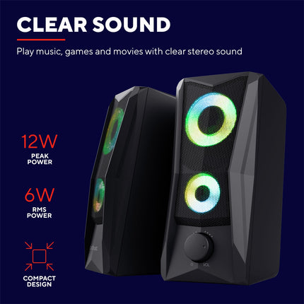 GXT 606B Javv sada reproduktorů RGB