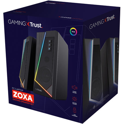 GXT 609 Zoxa RGB herní reproduktory 12W