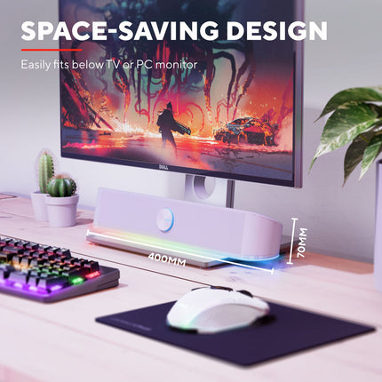 GXT 619W Thorne RGB soundbar bílá