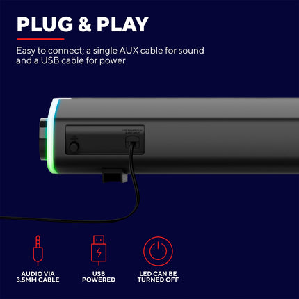 GXT 620 Axon RGB podsvícený soundbar