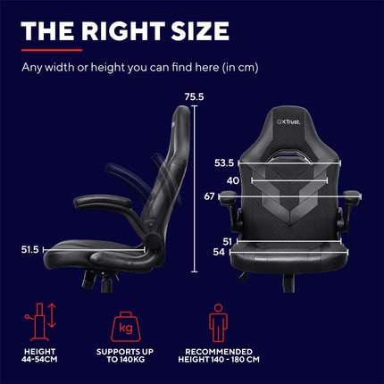 GXT 703 Riye herní židle černá