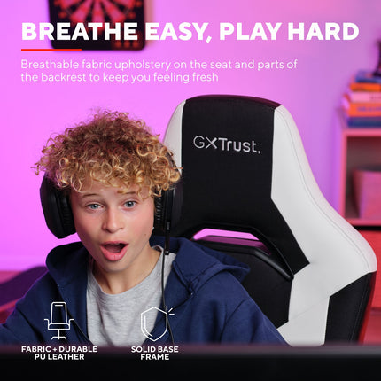 GXT 703W Riye herní židle bílá