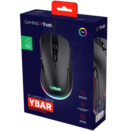 GXT 922 Ybar herní myš Eco černá