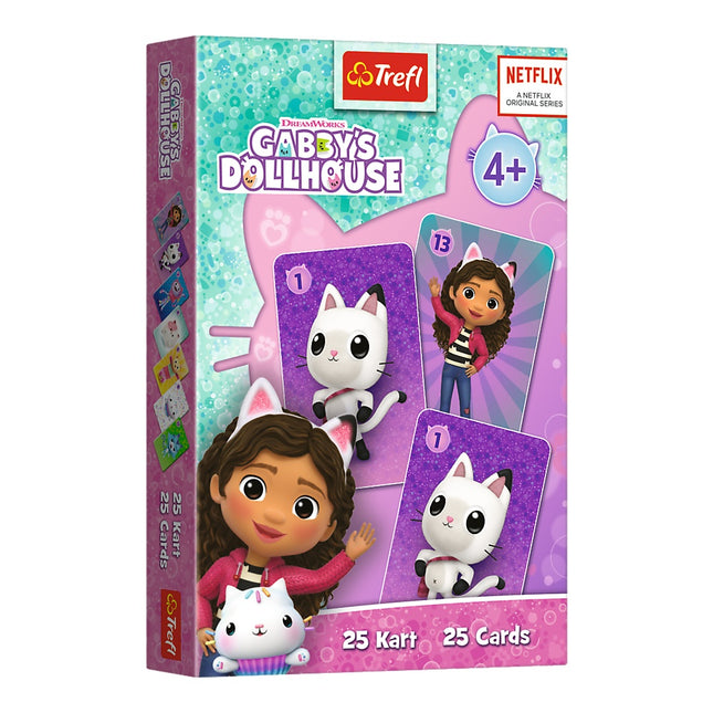 Gabby's Dollhouse karetní hra pro děti, zábava pro celou rodinu